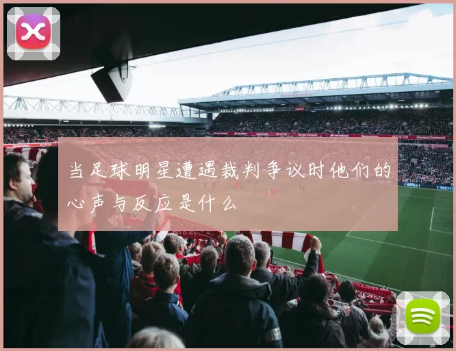 当足球明星遭遇裁判争议时他们的心声与反应是什么