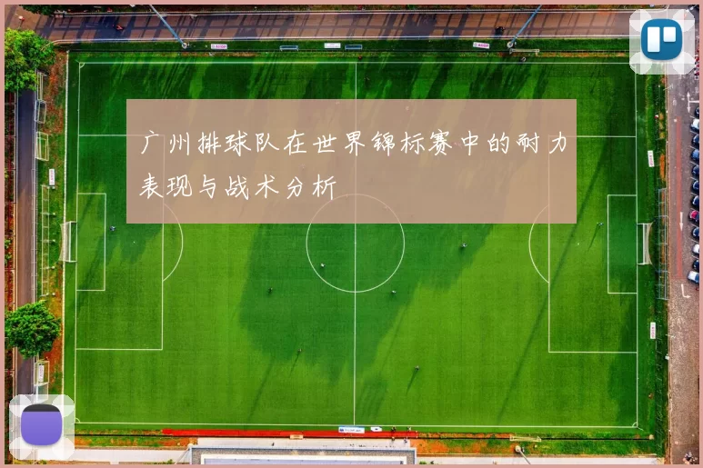 广州排球队在世界锦标赛中的耐力表现与战术分析